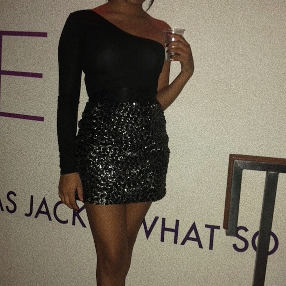 Zara Sequin Skirt
